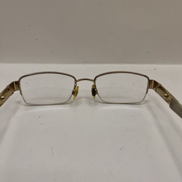 Elle Eyeglasses EL1877 Half Rim Color - GP Gold Brown Frames Only 49-18-130 - Picture 6 of 6